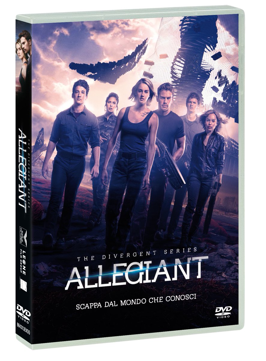 AllegiantIT's tweet photo. Da oggi #Allegiant è finalmente disponibile in DVD e Blu-ray.
Ve lo siete già portato a casa? https://t.co/S47NXWKNoq