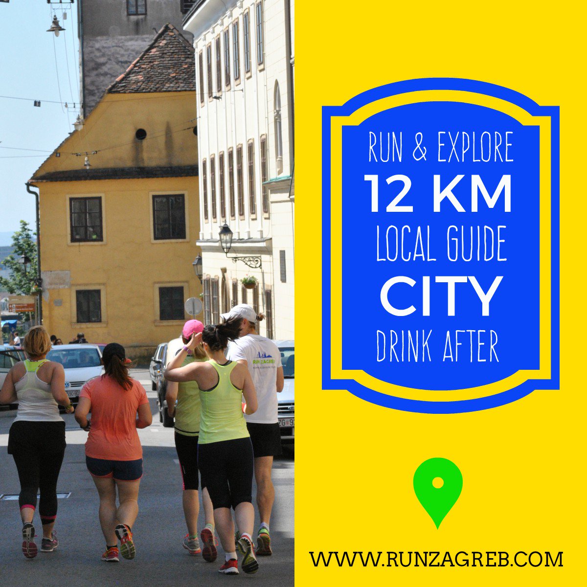 RunZagreb's tweet photo. #RUNZAGREB GRAND TOUR 12k Our best tour for regular #runners. Explore #Zagreb, stay fit! https://t.co/HdcXkaYUe9 https://t.co/9SeHxvhtpN