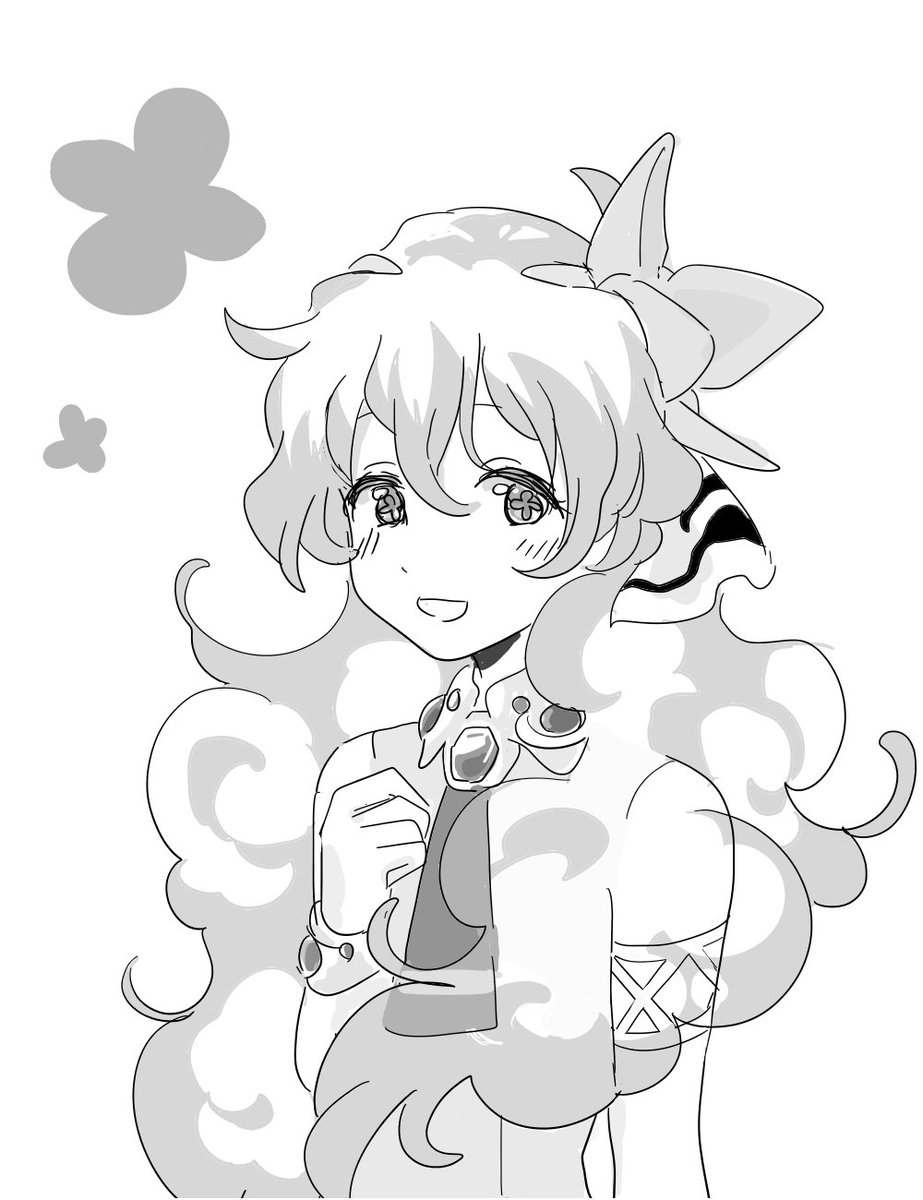 ふにゃっとした絵柄にしたい 