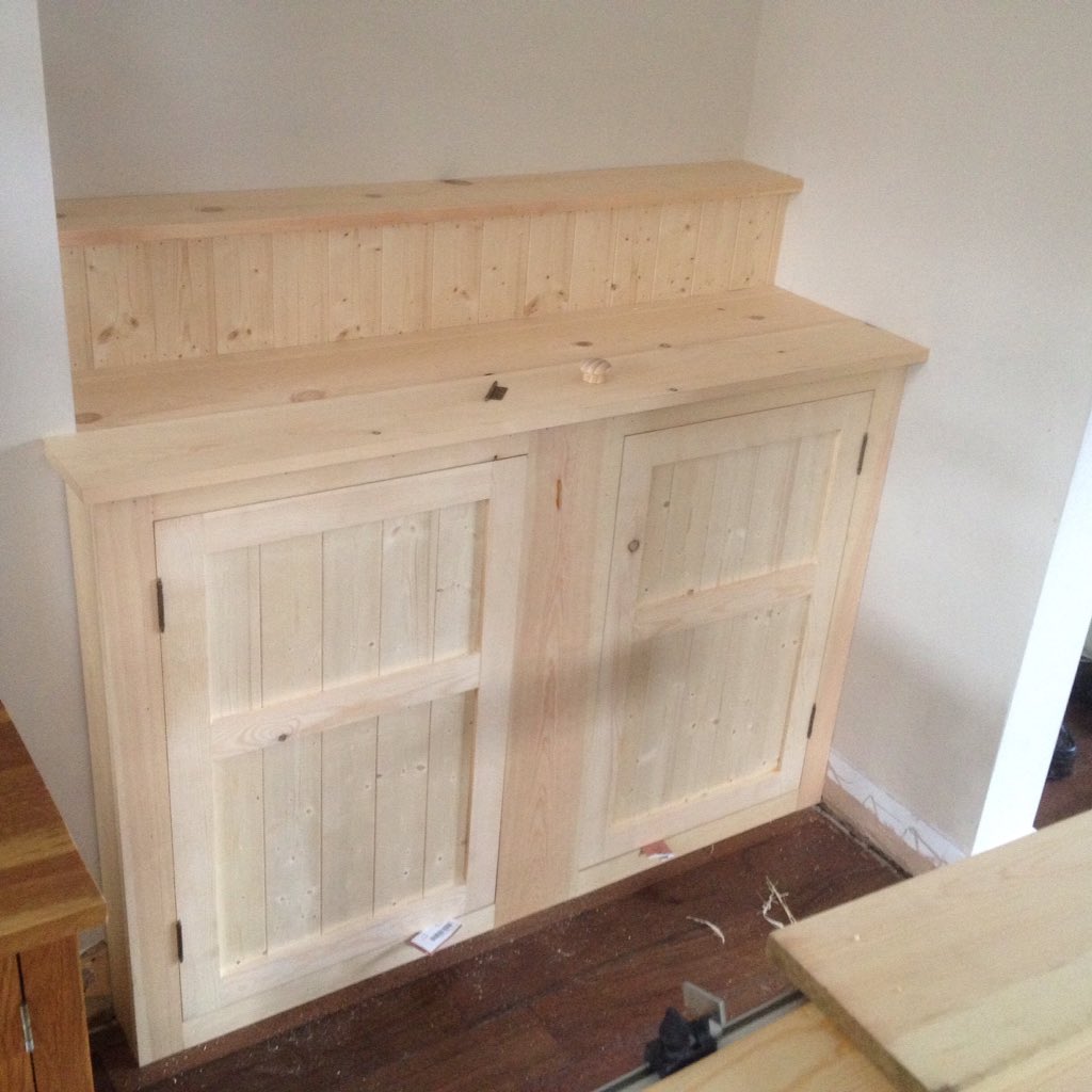 oakjoiners's tweet photo. I think the Mrs will like that #storage #pinecupboard https://t.co/euOkqXDdCD