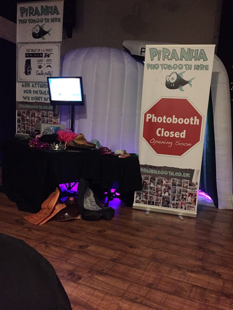 We might only take up very little space at your party, but we are big on fun! #Manchester #Bolton #photobooth