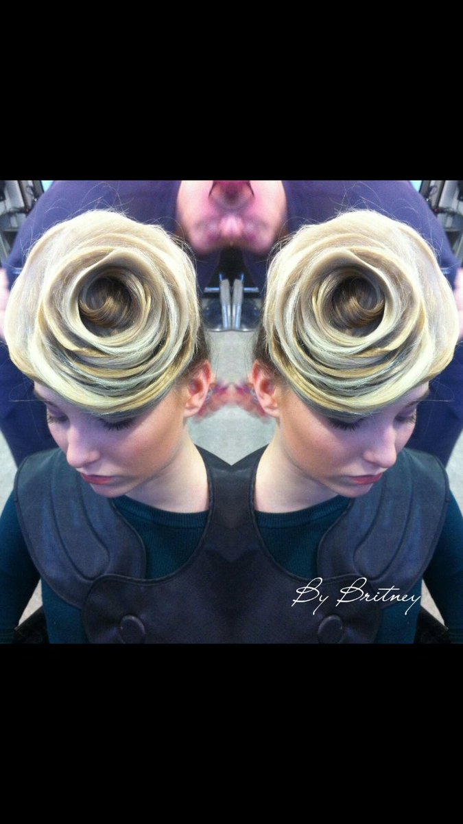 Studio43team's tweet photo. Award winning updo by Britney 🏆🏆🏆 #studio43team https://t.co/Qs1CCAFWbI