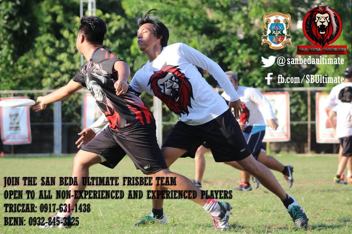 sanbedaultimate's tweet photo. We are The San Beda Ultimate Frisbee Team
We Break zones, not hearts
NOW OPEN FOR RECRUITMENT!
ANIMO! https://t.co/IUXG9465O7