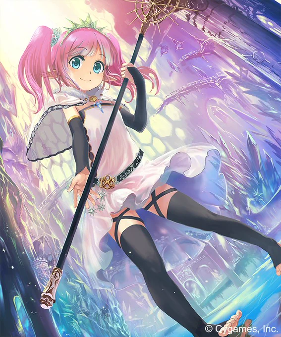 神撃のバハムート/Cygamesさんで描かせていただいたセントクリスタリア・リリィです。
グラブルにも出張してるのでそちらもよろしくお願いします。 