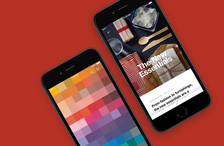 itsnicethat's tweet photo. Pantone launches new eyedropper app designed by Rokkan > https://t.co/T0QJZDvCSl @pantone https://t.co/mlgYxjg9Ui