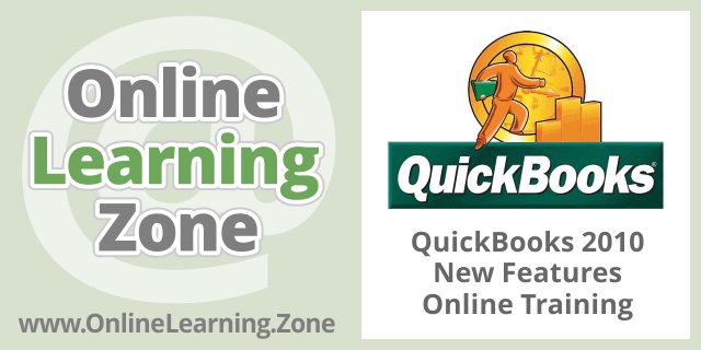 QuickBooks 2010 New Features Online Training onlinelearning.zone/QuickBooks-201… #training #cert