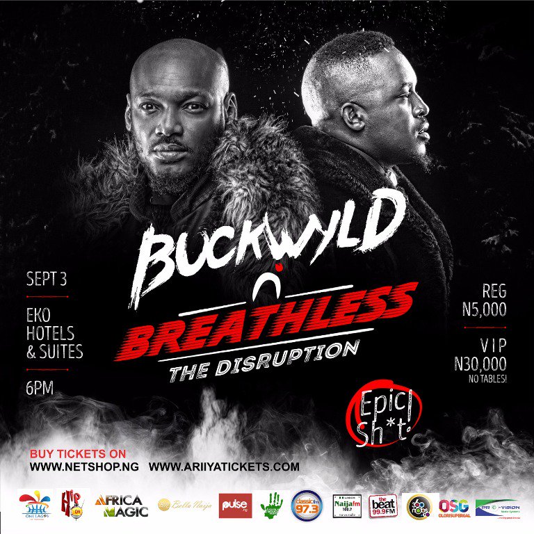 ZeusAwards's tweet photo. "The story continues.. September 3rd the concert of your lifetime cometh!!! #Babylon @official2baba x @mi_abaga https://t.co/r037qoSu5j"