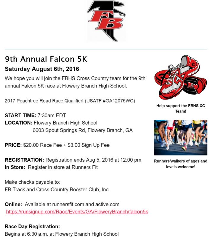 Donnaeskew's tweet photo. Falcon 5K - this Saturday #CallingAllRunners https://t.co/pXVtcpCTzZ