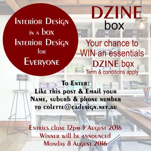 CAdesignperth's tweet image. There is still time left to enter our DZINE box competition check out info on DZINE box at buff.ly/2ahk5eF