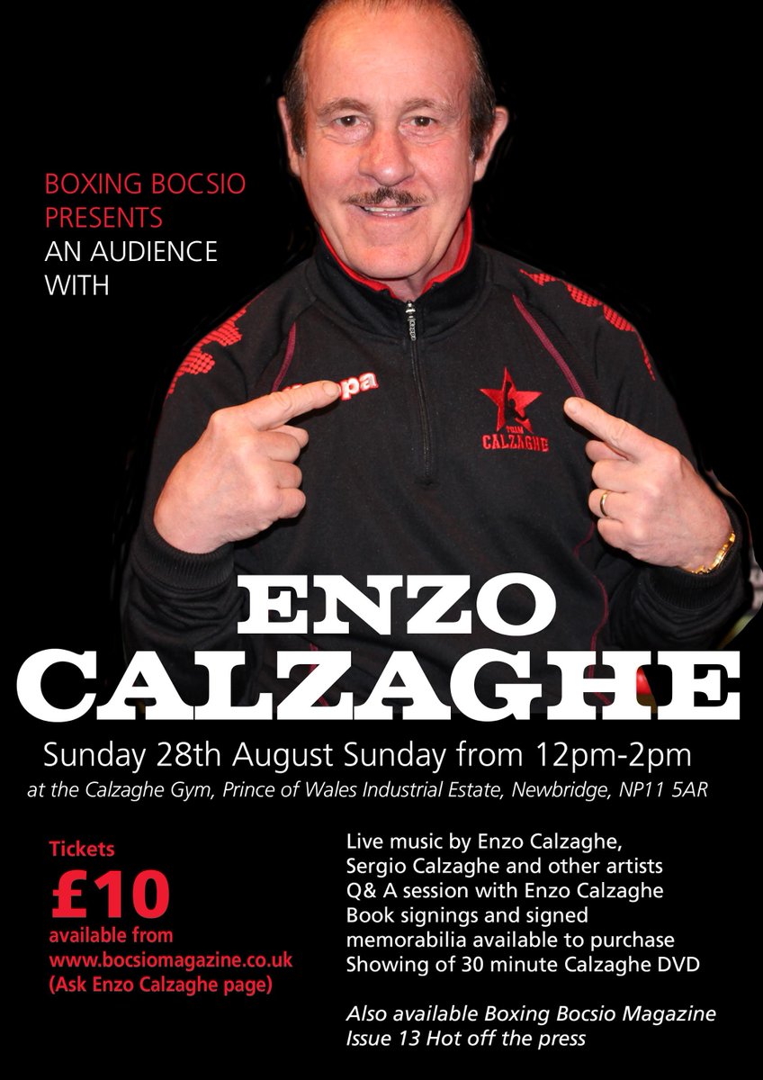 Enzo Calzaghe MBE tweet media