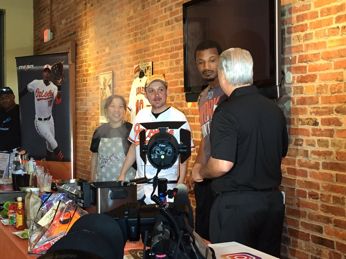 TasteBudsWMAR's tweet photo. .@SimplyAJ10 entering a cook-off w/ chefs from @thelocalfry https://t.co/DoAzyCscUS