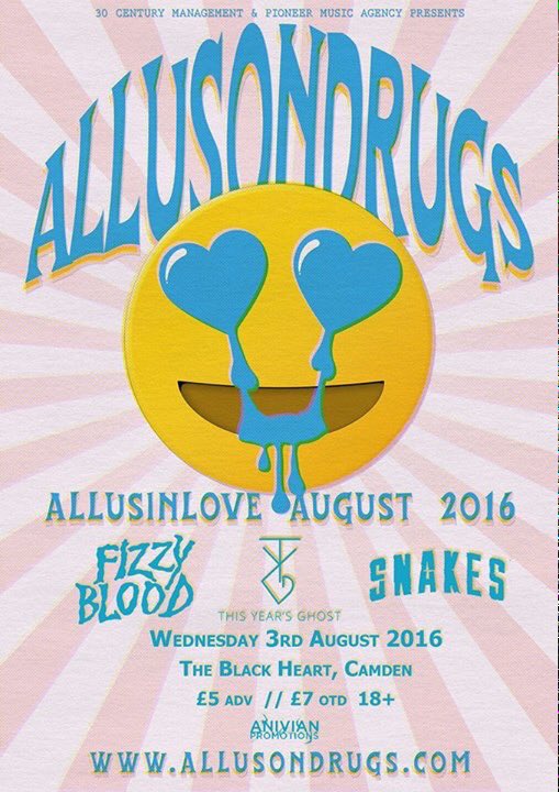 Doors open in an hour. Less than 20 tickets left, get down early to avoid disappointment.