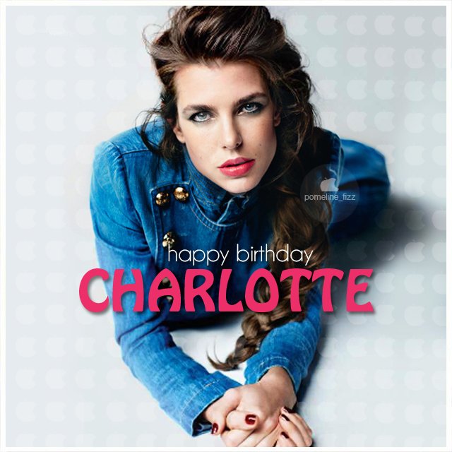 Choco_Pomeline's tweet photo. Happy Birthday Charlotte Casiraghi https://t.co/QHNuqtFYlc