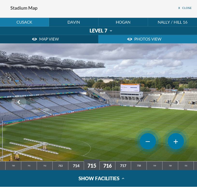 Croke Park Stadium Seating Chart