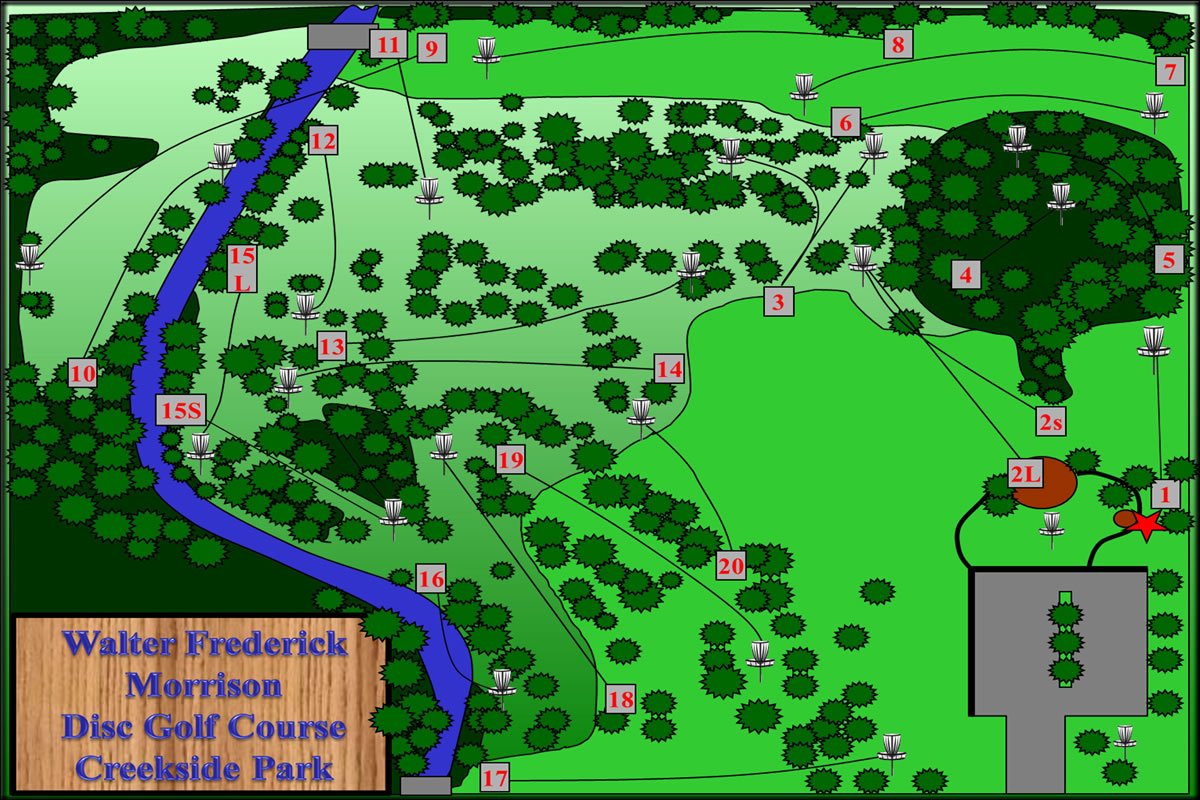 tln's tweet image. Really enjoyed playing disc golf at Creekside in SLC! I wish we had more courses in SF. #augustimprovement #warmred