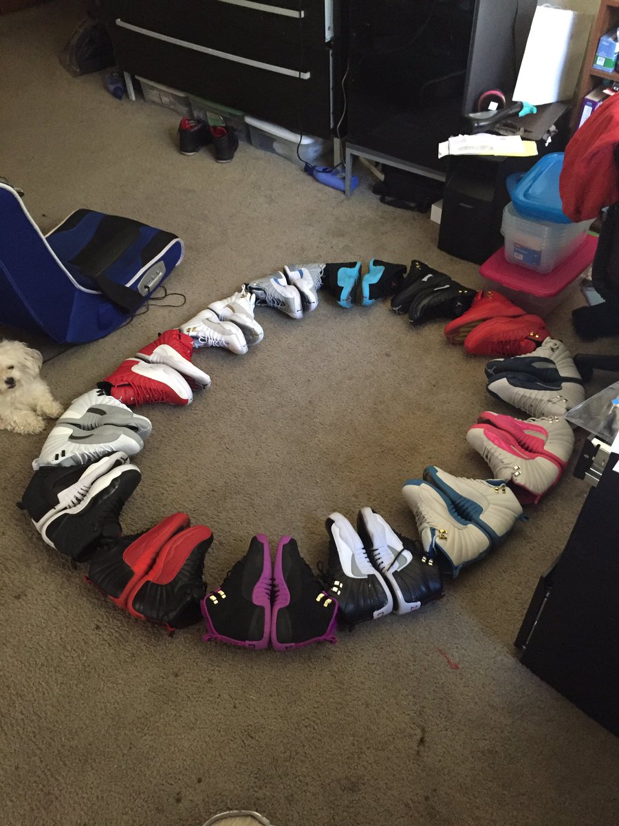 hook24's tweet image. My Jordan 12 shoe game is strong