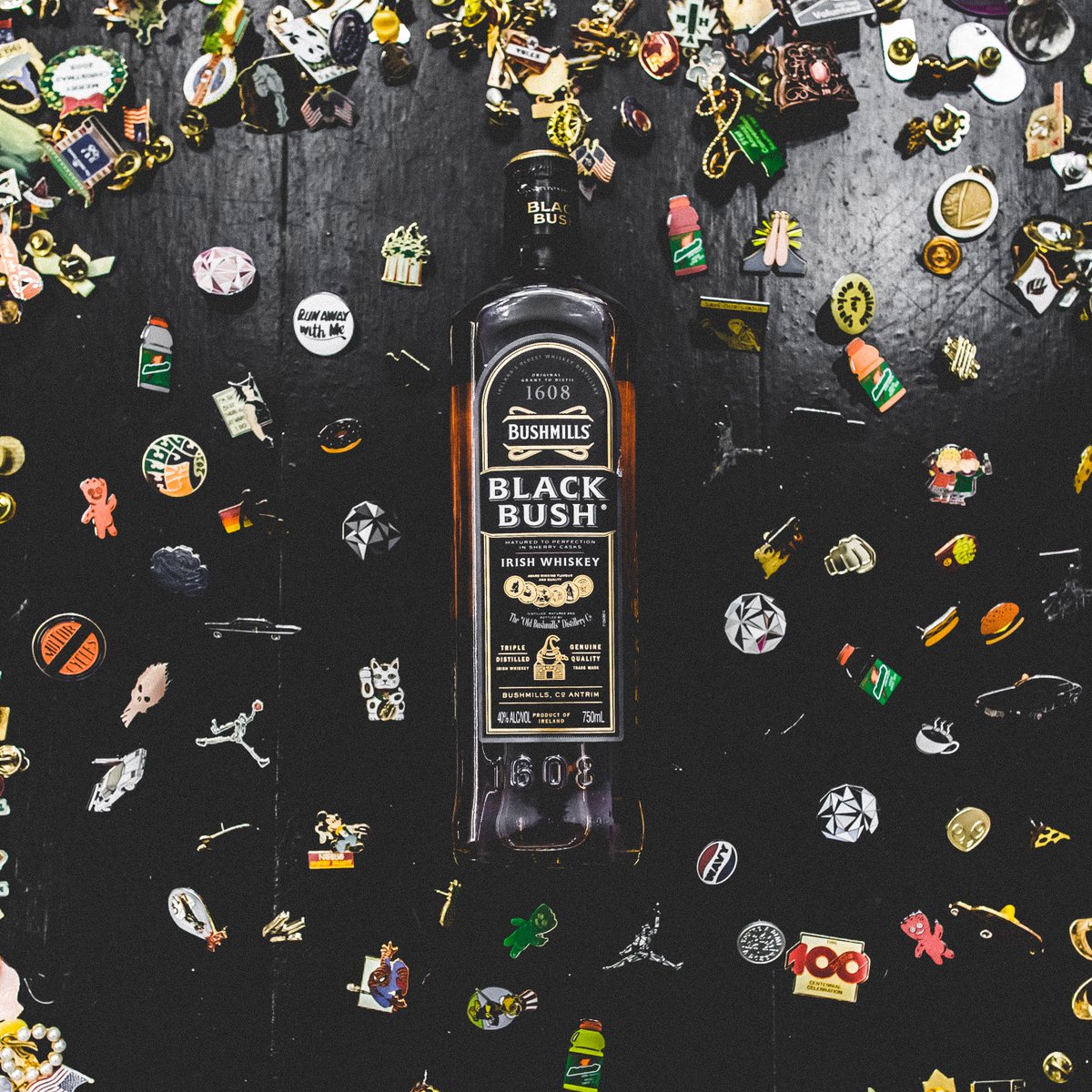 BushmillsUSA's tweet photo. Jordan @Pintrill stuck it to the man & built a pin culture. Remind you of anyone? Use #blackiscalling to tell us. https://t.co/00gyL69TG0