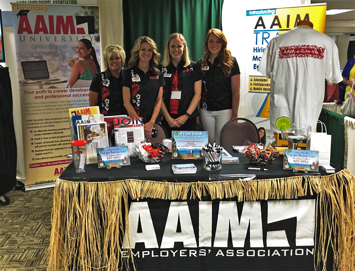 AAIM_Employers's tweet photo. Aloha from the 2016 MO State SHRM Conference! Make sure you stop by and see us! #AAIM4MORE https://t.co/ICArt6Re06