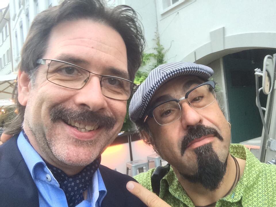 EdgarLehmann's tweet photo. Gaetano Florio (Produktionskoordination Bands) hatte alles im Griff. #dasfloss #imflussbasel #basel #festival #rhein https://t.co/jIWGZy7KUW