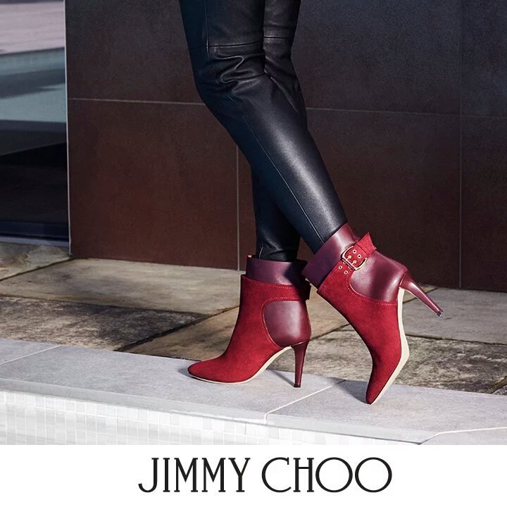 jimmy choo red boots
