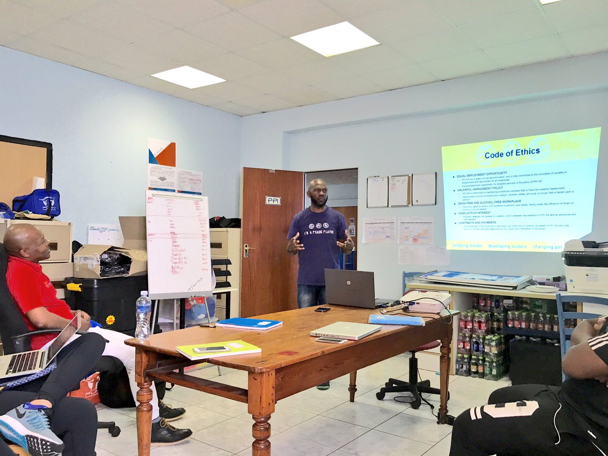 NasiphiKhafu13's tweet photo. @peaceplayers #ppisa reviewing our HR policies before the beginning of semester two! We strive for excellence โ๐พ๏ธ๐ https://t.co/4V1VyVDWtA