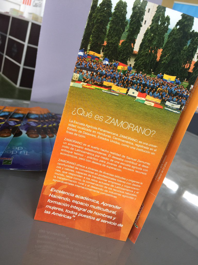 #Zamorano en Ferias de Universidades.
Admisiones 2016. Consulta los requisitos: congresos@zamoranoslitoral.ec