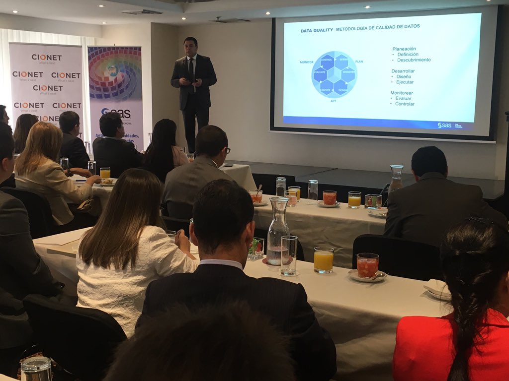 Sas_Colombia's tweet image. La calidad de los datos depende de la analítica que se le implementen #SASDataManagement