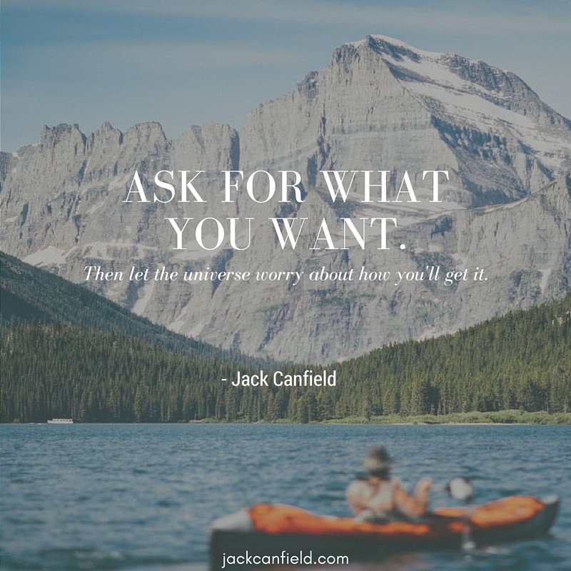 JackCanfield's tweet photo. The 1st step is to ask. After that, you'll be amazed at the opportunities that present themselves. #success https://t.co/actX9TDLi3
