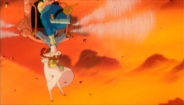 現在、天空の城ラピュタを鑑賞中。 はっ！と今更気づいたことが