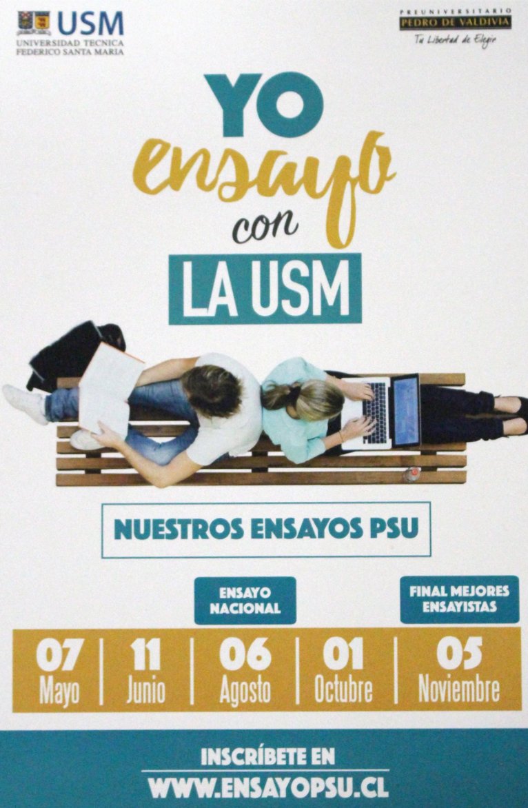 Comienza a preparar la PSU con el Ensayo de este sábado. Más info en goo.gl/ZStQPD #FelizMiercoles