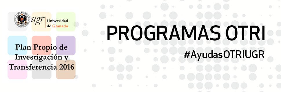 CanalUGR's tweet image. Abiertos 4 programas de ayudas para la transferencia de conocimiento =&amp;gt; bit.ly/29Z6gal vía @OTRIUGR