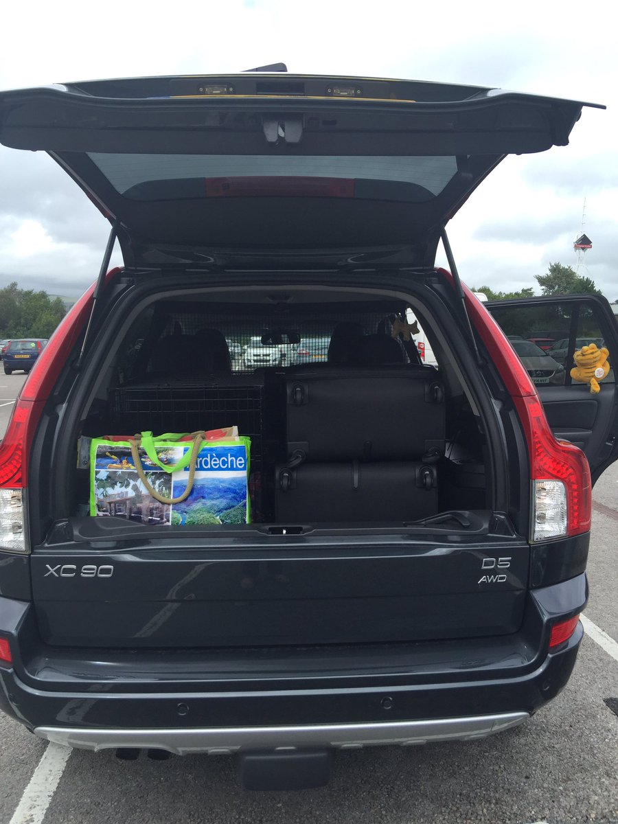 rugbywidow's tweet photo. @RugbyManic and you say I don't need a big car #loadlugger #Volvo #VolvoXC90 https://t.co/9RxhvFvbFR