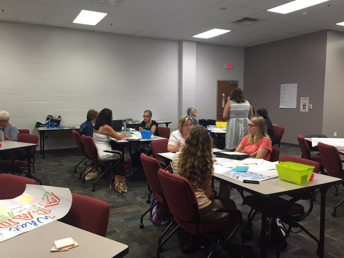 Mrskosmith's tweet photo. Practicing Academic Conversations! #vbacaconvo @CVadersen https://t.co/QXw3N5nNsh