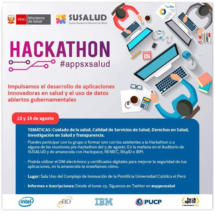 diegosonvico's tweet photo. Great initiative in Peru, hackathon to use the public health-care data #IBM #ibmperu https://t.co/YUiy5hnJ3n