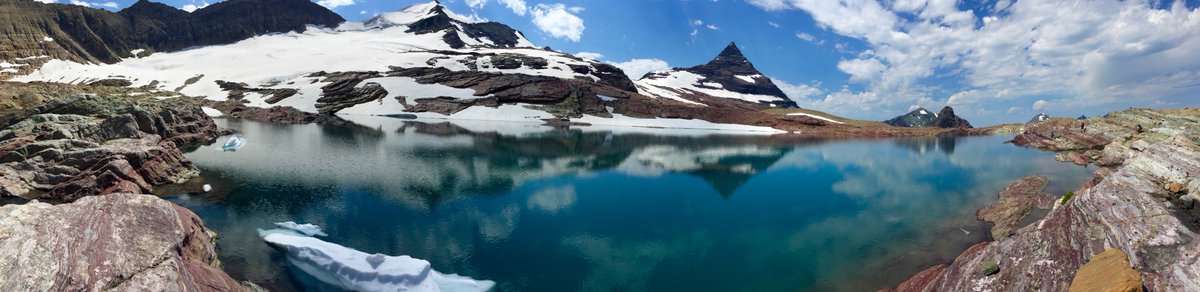 DrLimnology's tweet photo. This is what a newborn lake (<50 yrs) looks like. Note raw bedrock shoreline.  #flbs16 @flbsum https://t.co/hxv60YvsV9
