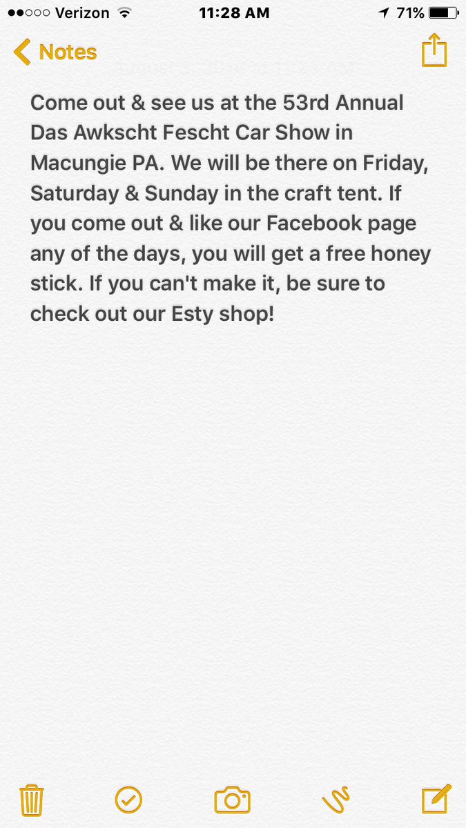 Come out &amp; see us!