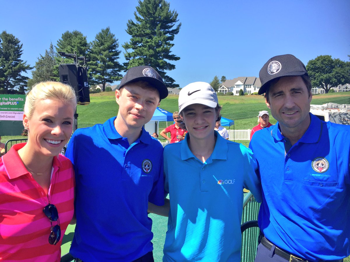 teryngregson's tweet photo. Loved hosting @TravelersChamp Mini Golf tourney! Thanks to @danedehaan, @TheRealCJAdams &amp; Luke Wilson for coming! https://t.co/1xo1nqEXhm