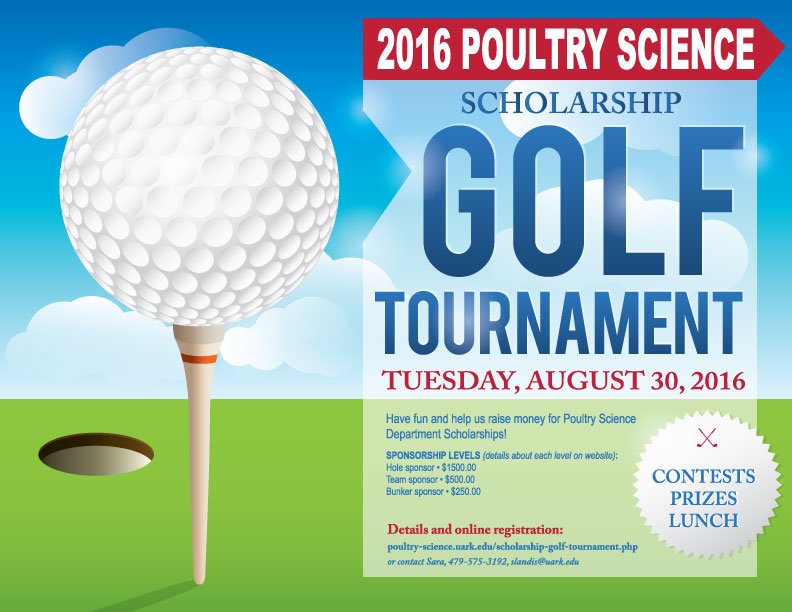 UAPOSC's tweet image. Attending the @ThePoultryFed Symposium Aug 30-31? Be sure to register for the #poultry science #golf tourney.