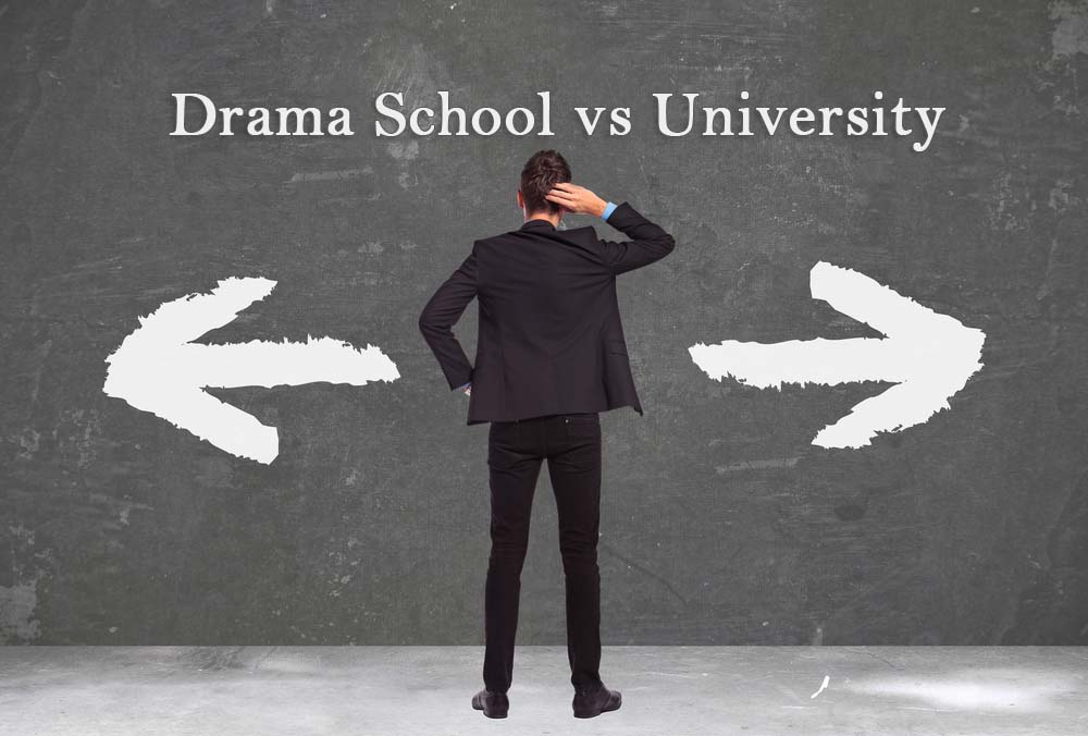 ActingInLondon's tweet photo. Not sure what to choose, drama school or university for acting? This will help you: https://t.co/9yO0Ocw8zW #acting https://t.co/juEGSMPDQn