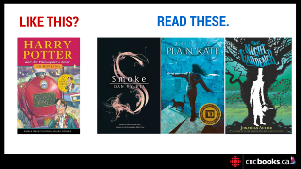 cbcbooks's tweet photo. Love #HarryPotter? Here are three #CanLit recommendations for you: https://t.co/HqjD4LhNBH https://t.co/Aznup5JGYO
