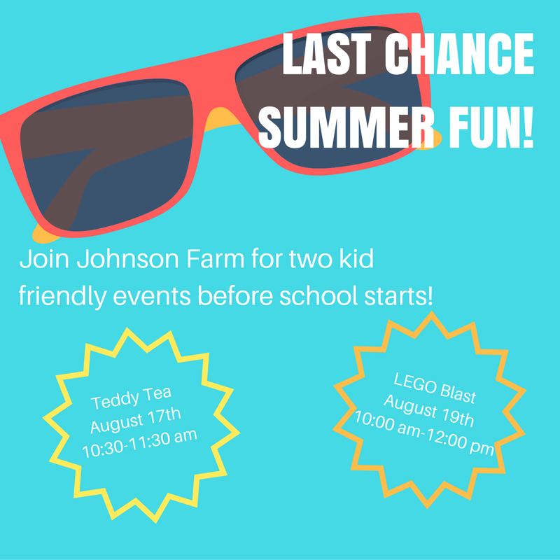 Looking for some way to fill these last few weeks of summer? Check out our events!