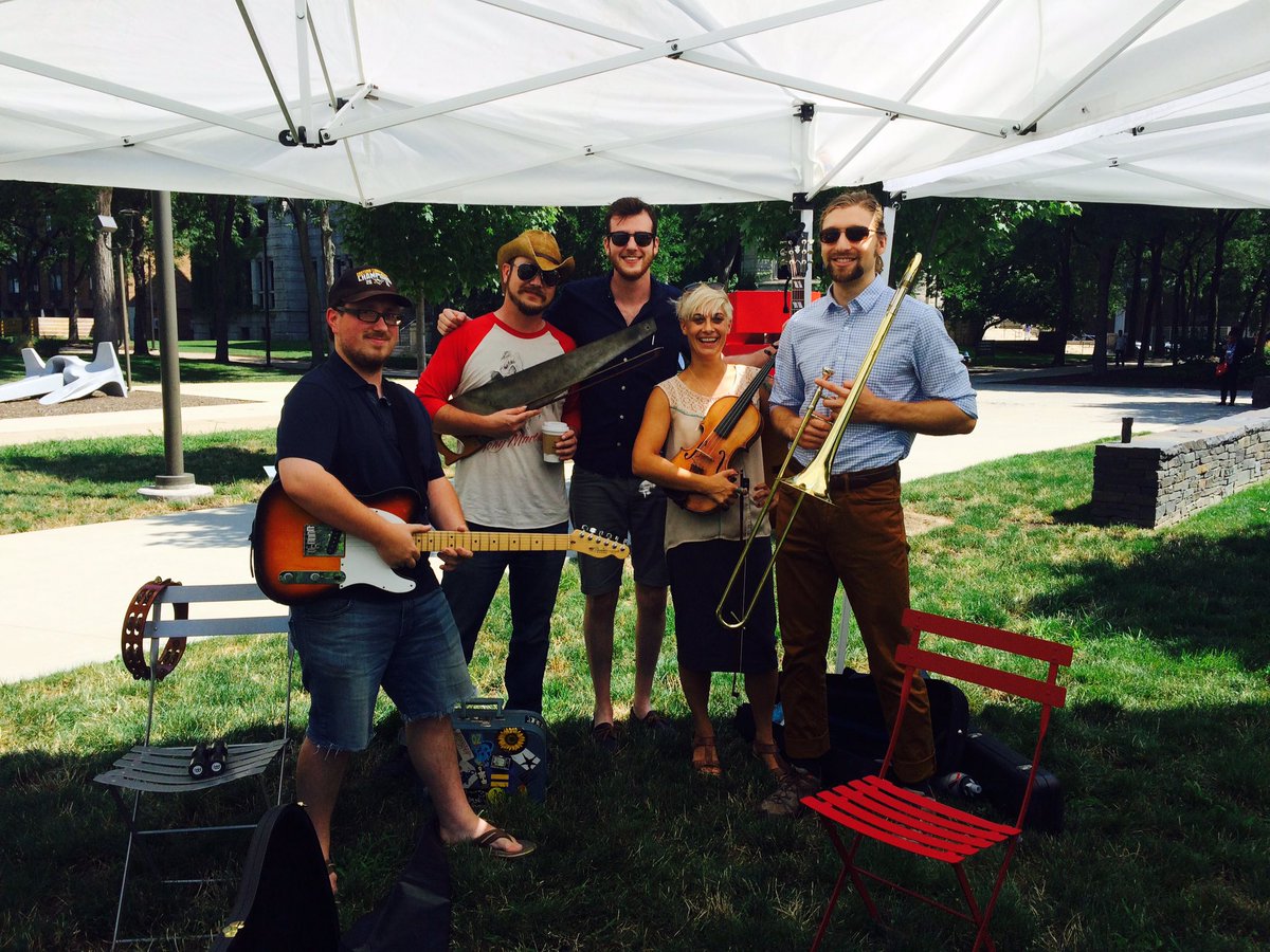 SSiplak's tweet photo. What does your office do during lunch?? We play music together. @slbradio #officepals #solarconcertseries https://t.co/q5iG7gEDn8