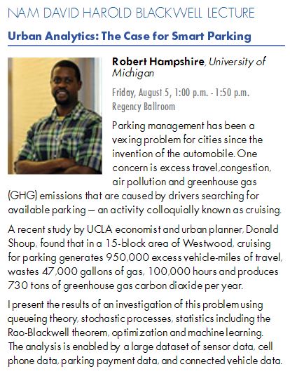 jamesvgingerich's tweet photo. #SmartCities anyone? One of the best sessions @ #MathFest2016 ! Urban #Analytics: The Case for Smart Parking. https://t.co/CqfGIpfUzM
