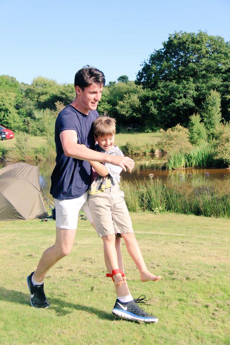 nickbond72's tweet photo. Competitive instinct taking over at a three legged race 😁 ☀️ #readyforrio https://t.co/jqLxYQ24Io