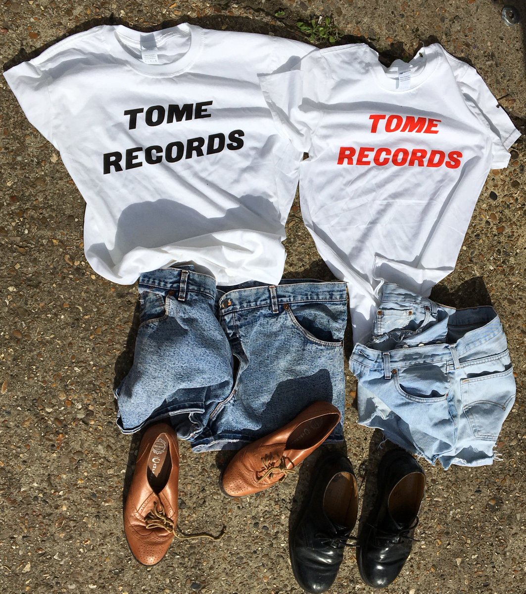 tomerecords's tweet image. Oh hi summer got you some TOME shirts done. As good on your back as on the floor. Printed by @positivepress &amp;lt;3 #TOME
