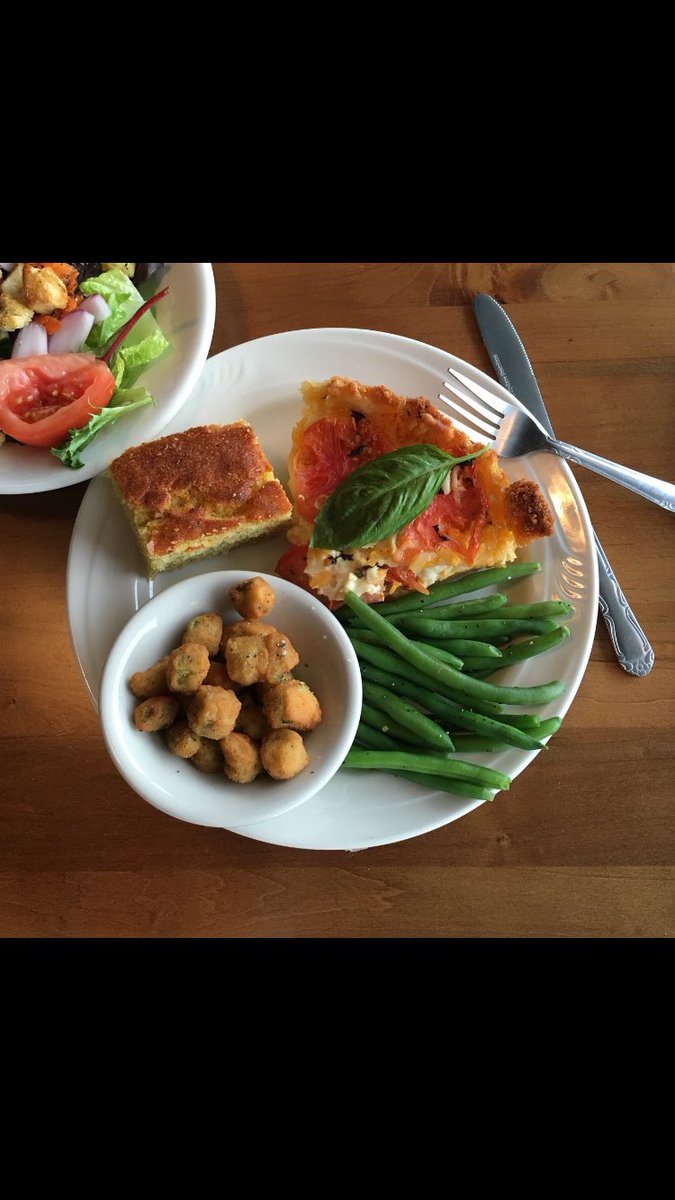Lunch is served! #RVA #rvadine #tomatoepie #summer