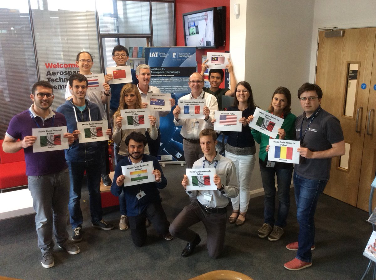 hervepmorvan's tweet photo. #ScienceIsGlobal in Aerospace. Here is a shot of the researchers in the @UoNAerospace ATC Lab today, w/ @UoNINNOVATE https://t.co/EhyUmzaYY4