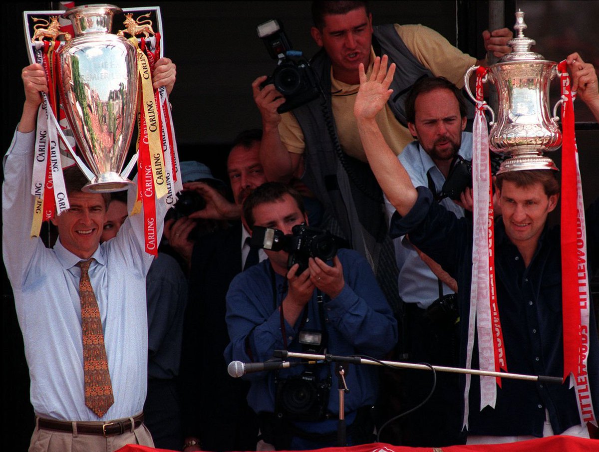 HistoryArsenal's tweet image. Good times.