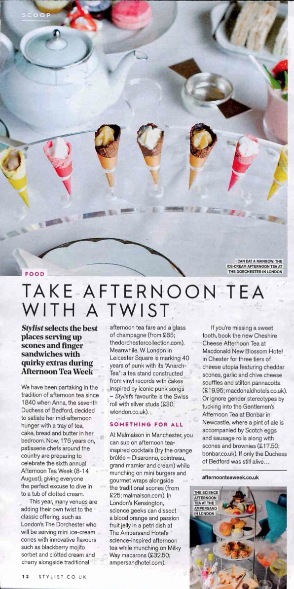 AmpersandHotel's tweet photo. Thanks @StylistMagazine for including our Science Afternoon Tea in your best picks for #AfternoonTeaWeek! https://t.co/xO10qA83cu