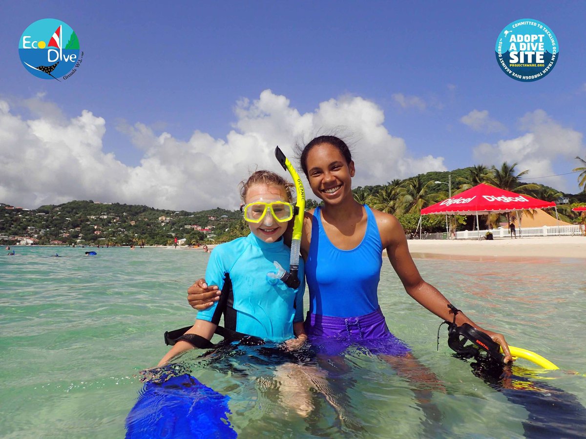 GrenadaEcoDive's tweet photo. .@projectaware thank you to all our snorkelers yesterday who helped clean up #adoptadivesite #mypadi #PUREGRENADA https://t.co/hN34mK1nWN
